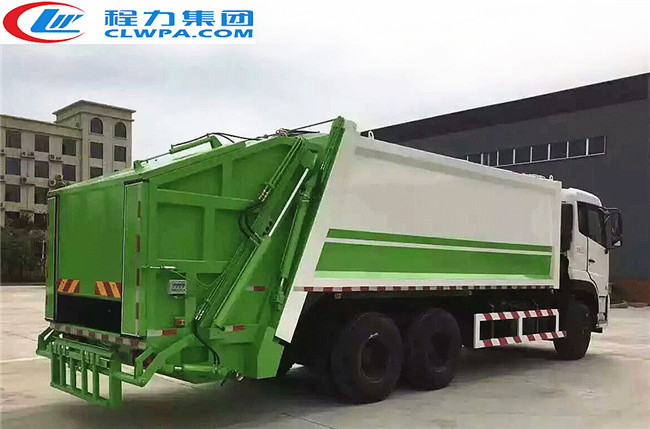 國五東風天龍后雙橋壓縮式垃圾車